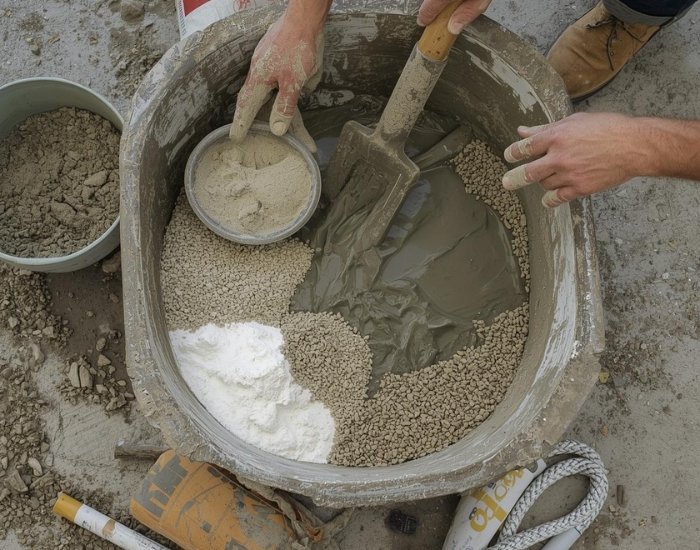 How to Mix Concrete for a Small Repair Job